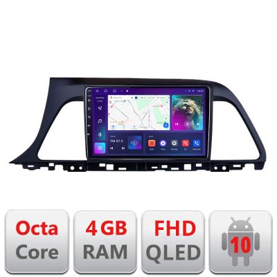 Navigatie Hyundai Sonata B-417 Android Ecran QLED octa core 4+64 carplay android auto KIT-417+EDT-E309V3