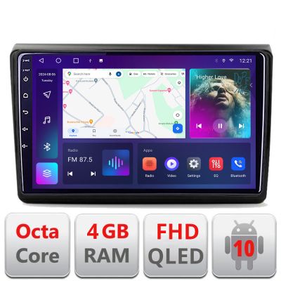 Navigatie Fiat BRAVO 2007-2014 B-BRAVO Android Ecran QLED octa core 4+64 carplay android auto KIT-BRAVO+EDT-E309V3
