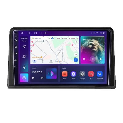 Navigatie Renault Express  Android Ecran QLED octa core 4+64 carplay android auto kit-express+EDT-E309V3