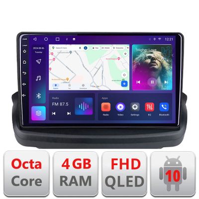 Navigatie Hyundai Genesis Android Ecran QLED octa core 4+64 carplay android auto KIT-GENESYS+EDT-E309V3
