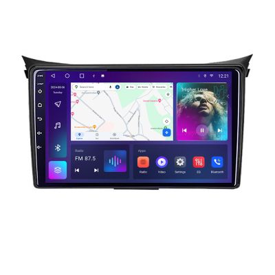 Navigatie Hyundai I30 2011-2016 Android Ecran QLED octa core 4+64 carplay android auto KIT-i30-2011+EDT-E309V3