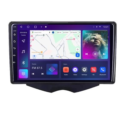 Navigatie Hyundai Veloster Android Ecran QLED octa core 4+64 carplay android auto kit-veloster+EDT-E309V3
