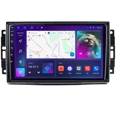 Navigatie Chrysler Jeep B-202 Android Ecran QLED octa core 4+64 carplay android auto KIT-202+EDT-E310V3 v3
