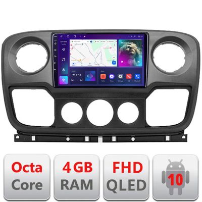 Navigatie Opel Movano, Renault Master 2010-2021 Android Ecran QLED octa core 4+64 carplay android auto KIT-movano+EDT-E310V3 v1