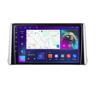 Navigatie Toyota RAV4 2018 Android Ecran QLED octa core 4+64 carplay android auto KIT-RAV4+EDT-E309V3 v1