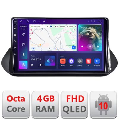 Navigatie Nissan X-trail 2021- dedicata Android QLED octa core 4+64 4G DSP FHD carplay android auto radio gps internet Android kit-x-trail-2021+EDT-E310v3