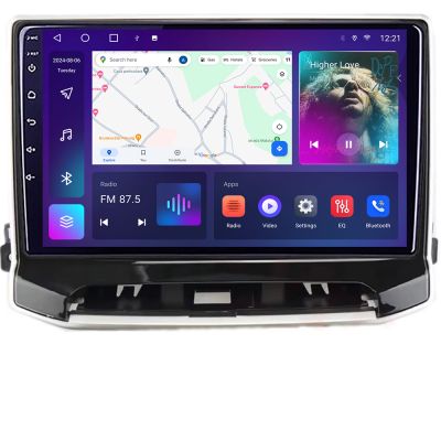 Navigatie Jeep Compass 2021- dedicata Android QLED octa core 4+64 4G DSP FHD carplay android auto radio gps internet Android kit-compass2021+EDT-E310v3