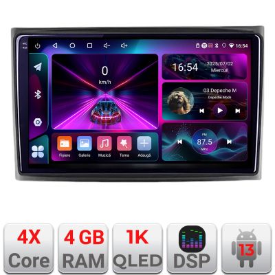 Navigatie Volvo XC90 2002-2014 dedicata Android radio gps internet 4+64 InCell display Qled 1K Rockchip Kit-+EDT-E210-RK